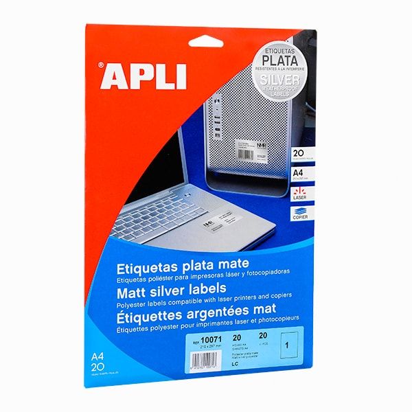 Этикетки влагоустойчивые матовые из полиэстера 