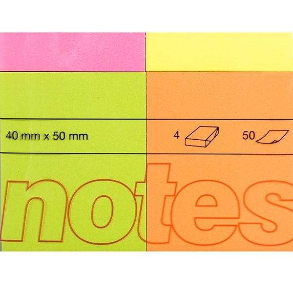 Бумага для записей на клейкой основе 