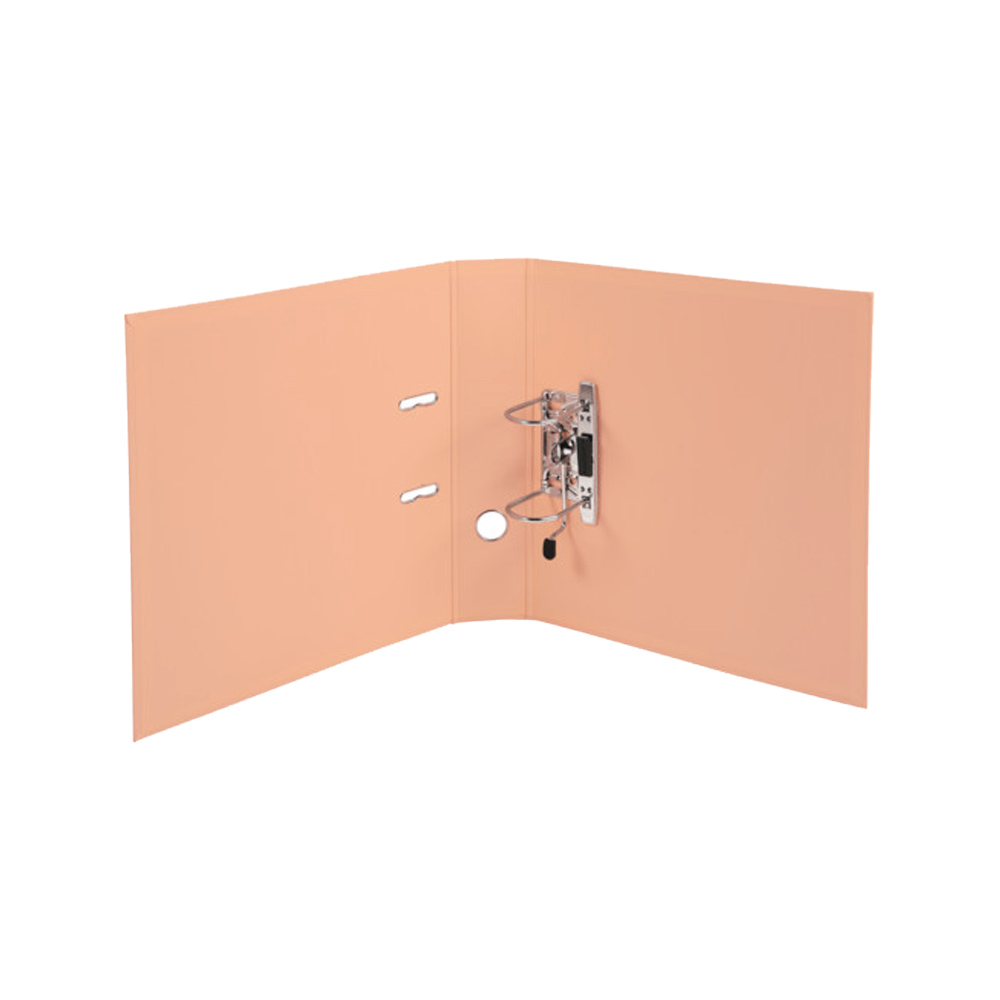 Папка-регистратор, A4, 70 мм, ПВХ, лососевый