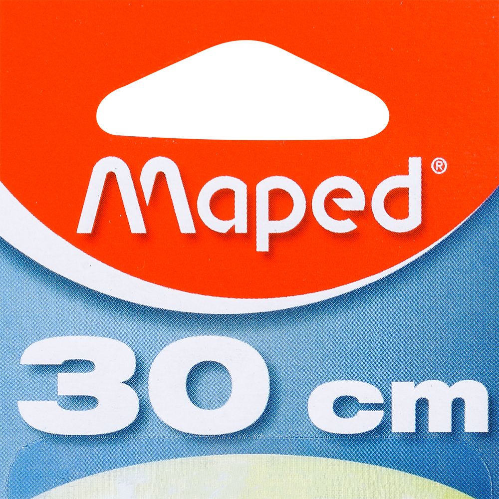 Линейка алюминевая Maped, 30 см, серебристый