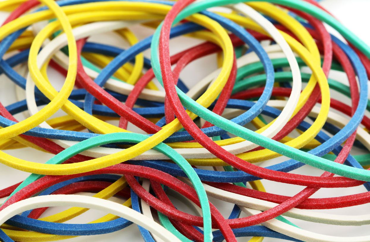 Резинки для денег цветные Maped, ассорти