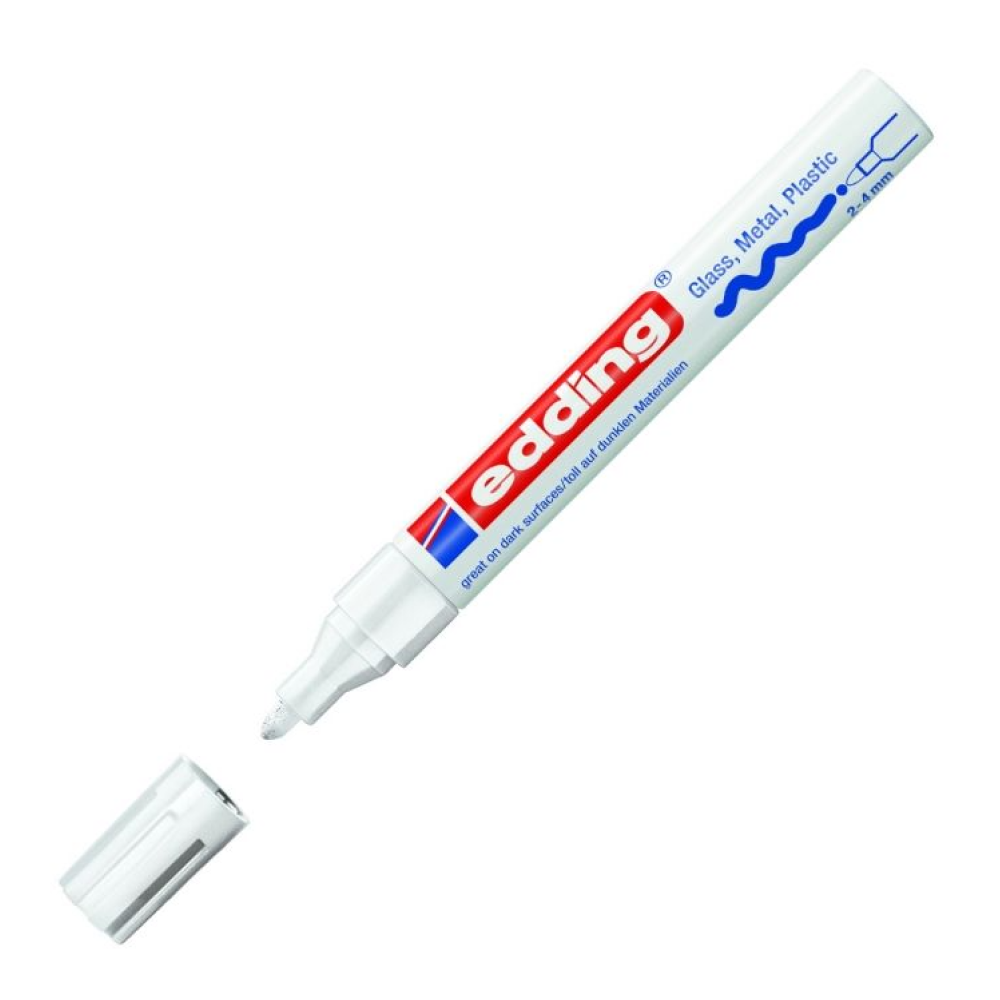 Маркер перманентный на нитрокраске Edding 