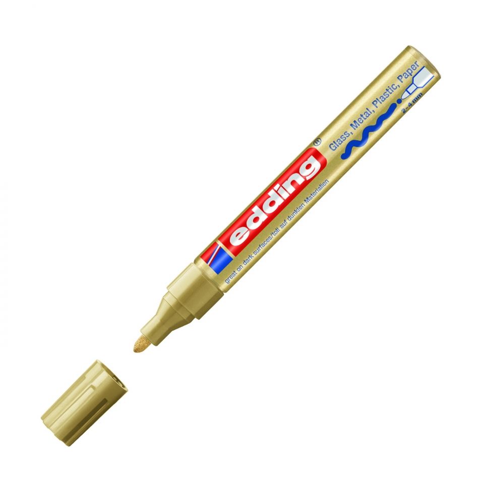 Маркер перманентный на нитрокраске Edding 