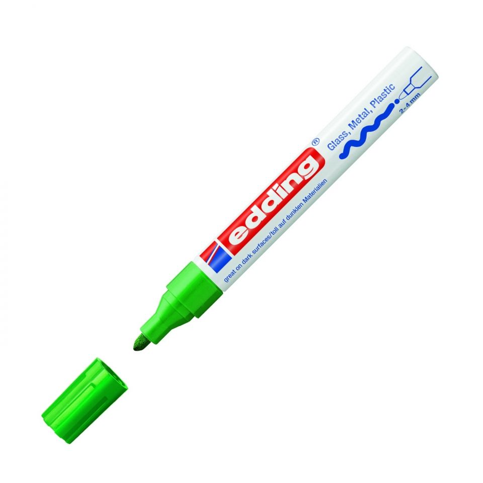 Маркер перманентный на нитрокраске Edding 
