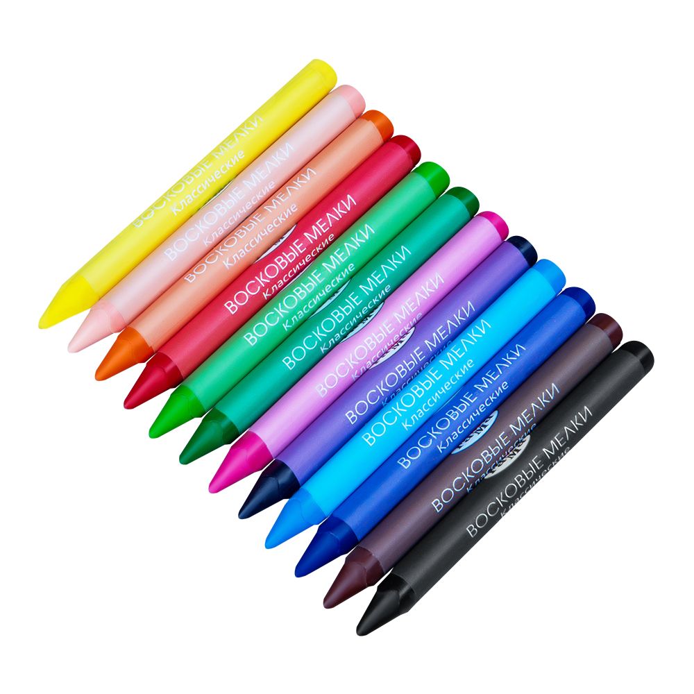 Мелки восковые 