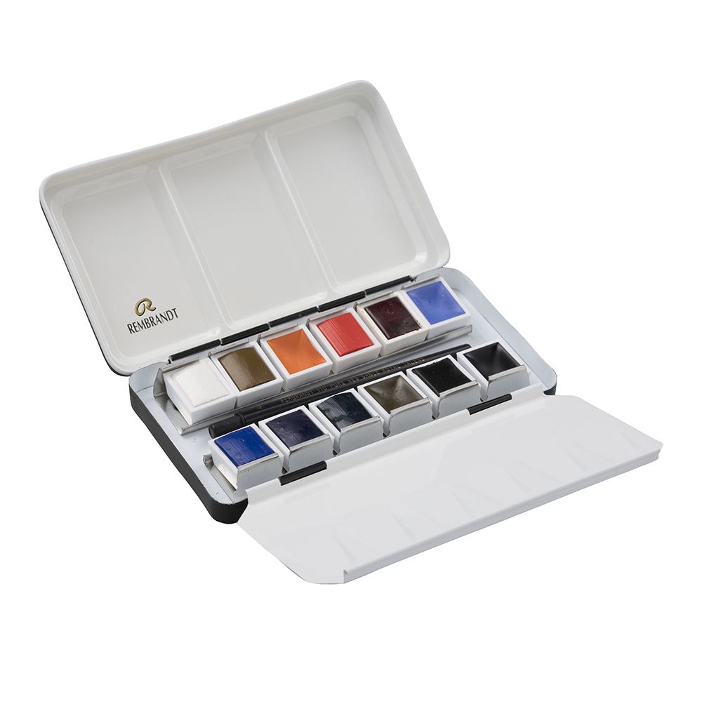 Набор красок акварельных пейзажных 