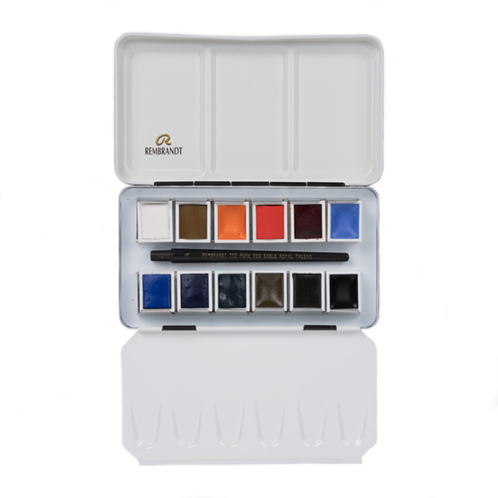 Набор красок акварельных пейзажных 