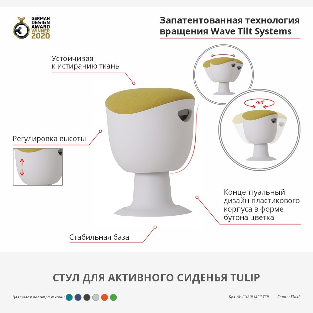 Стул для активного сиденья 