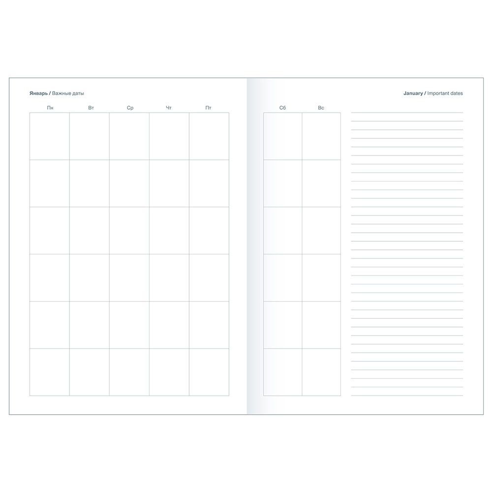 Ежедневник недатированный 