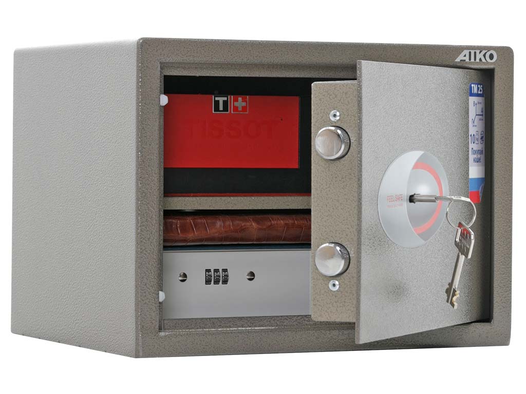Офисный сейф AIKO TM-25, 250x340x280 мм