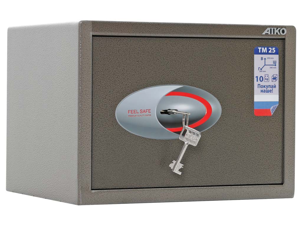 Офисный сейф AIKO TM-25, 250x340x280 мм