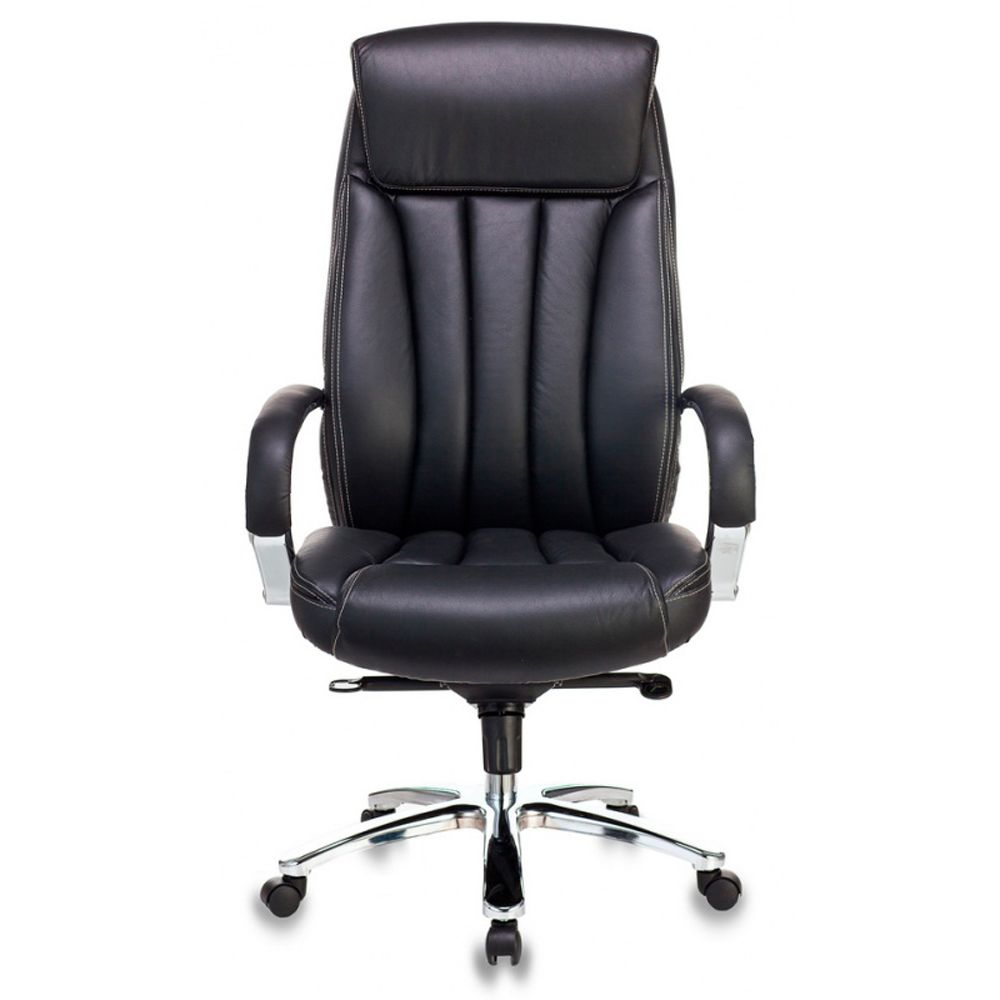 Кресло для руководителя Бюрократ T-9922SL, кожа, металл, черный