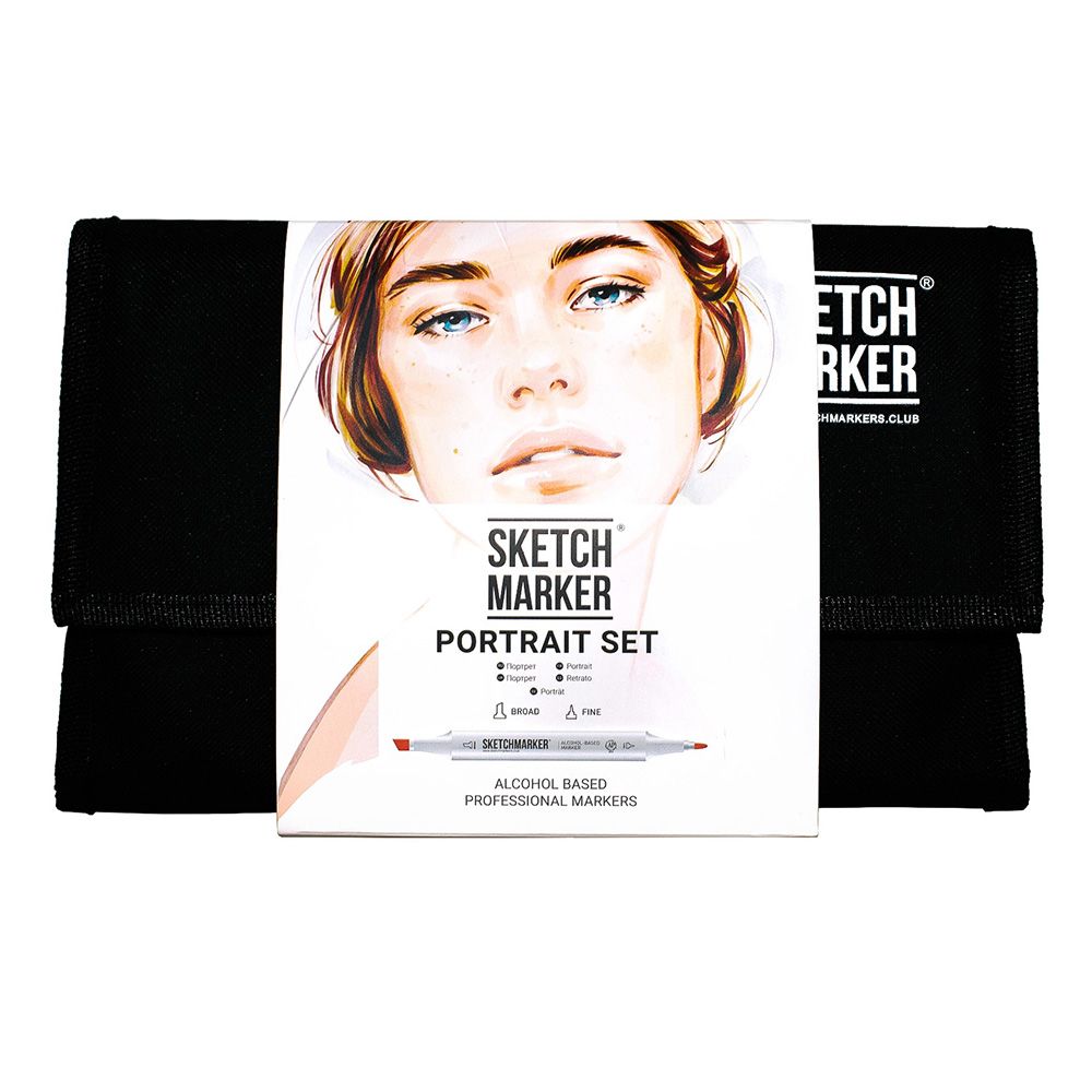 Набор маркеров перманентных двусторонних 