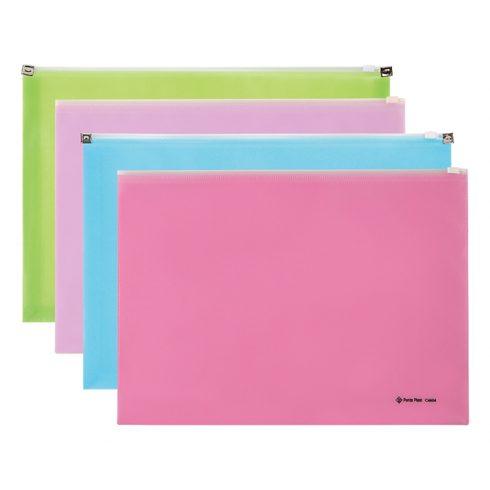 Папка-конверт на молнии Panta Plast 