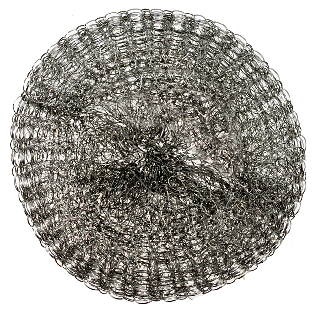 Губка для посуды металлическая 