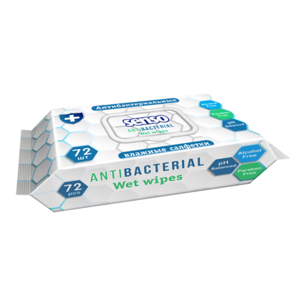 Салфетки влажные антибактериальные 
