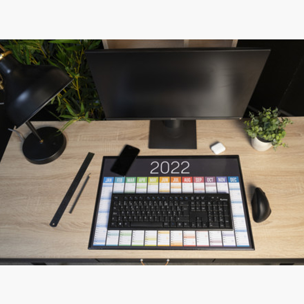 Бювар с прозрачным карманом «Kreacover» 37.5х57.5 см, черный