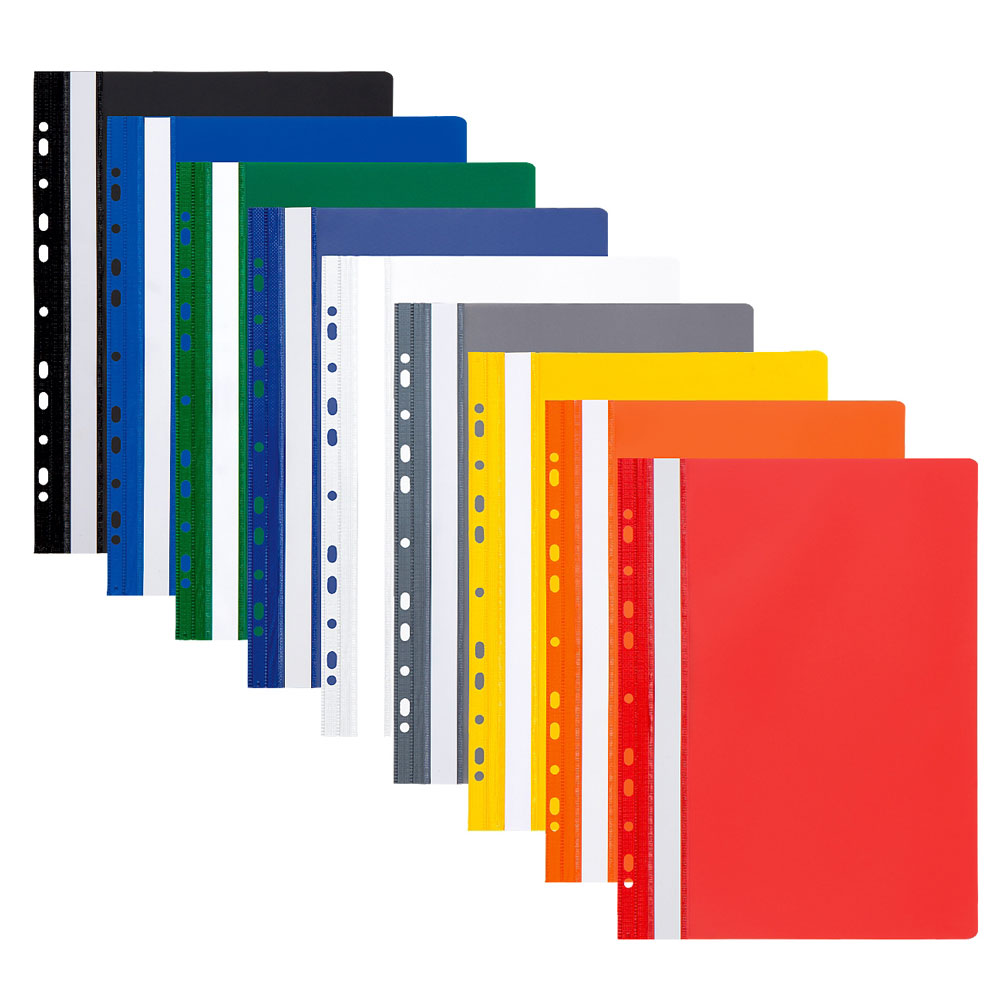 Папка-скоросшиватель с перфорацией 