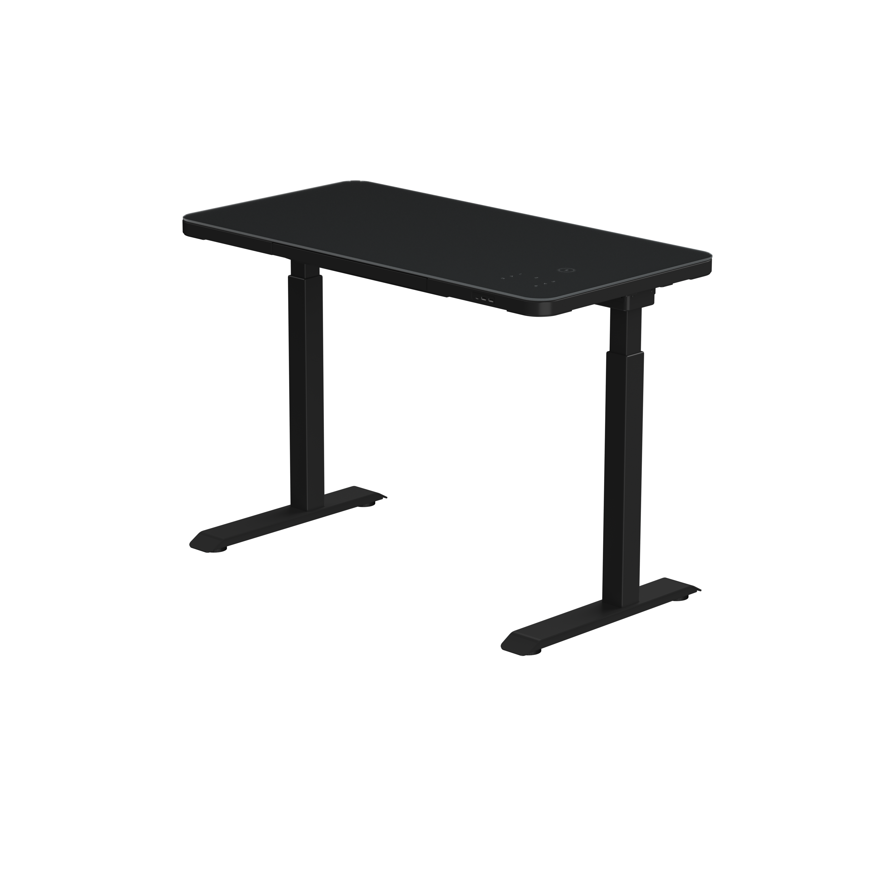 Стол с электроприводом двухмоторный AOKE HOME, черный (AK-GT10-YZF2-B)