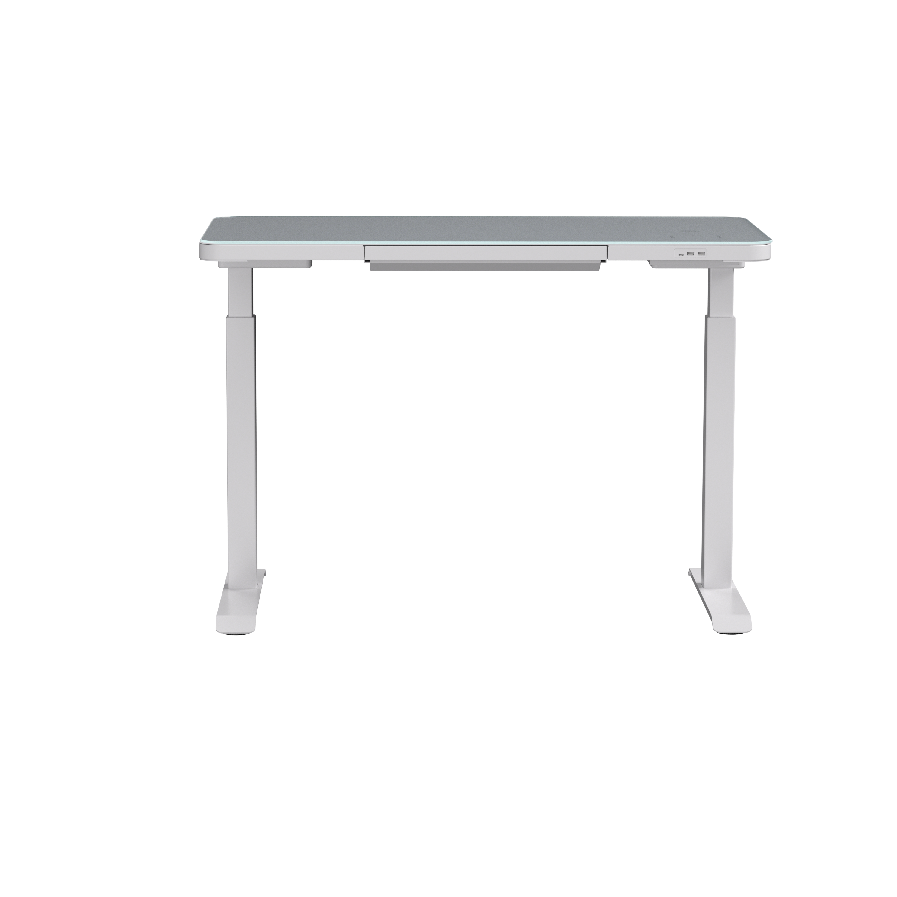 Стол с электроприводом двухмоторный AOKE HOME, белый (AK-GT10-YZF2-W)