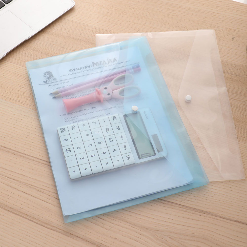 Папка-конверт на кнопке 