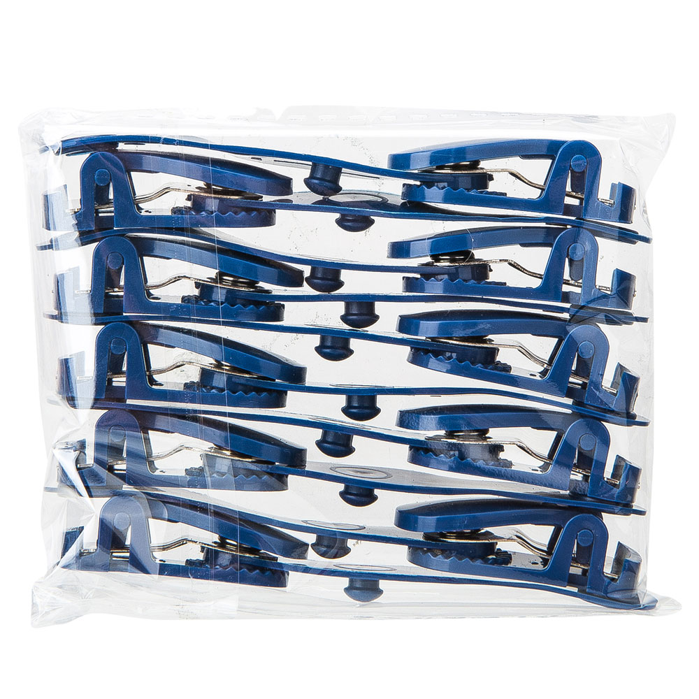 Бейдж на ремешке с клипсой, 90x54 мм, 50 шт/упак, прозрачный