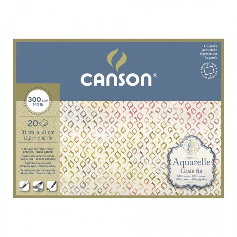 Блок-склейка бумаги для акварели 