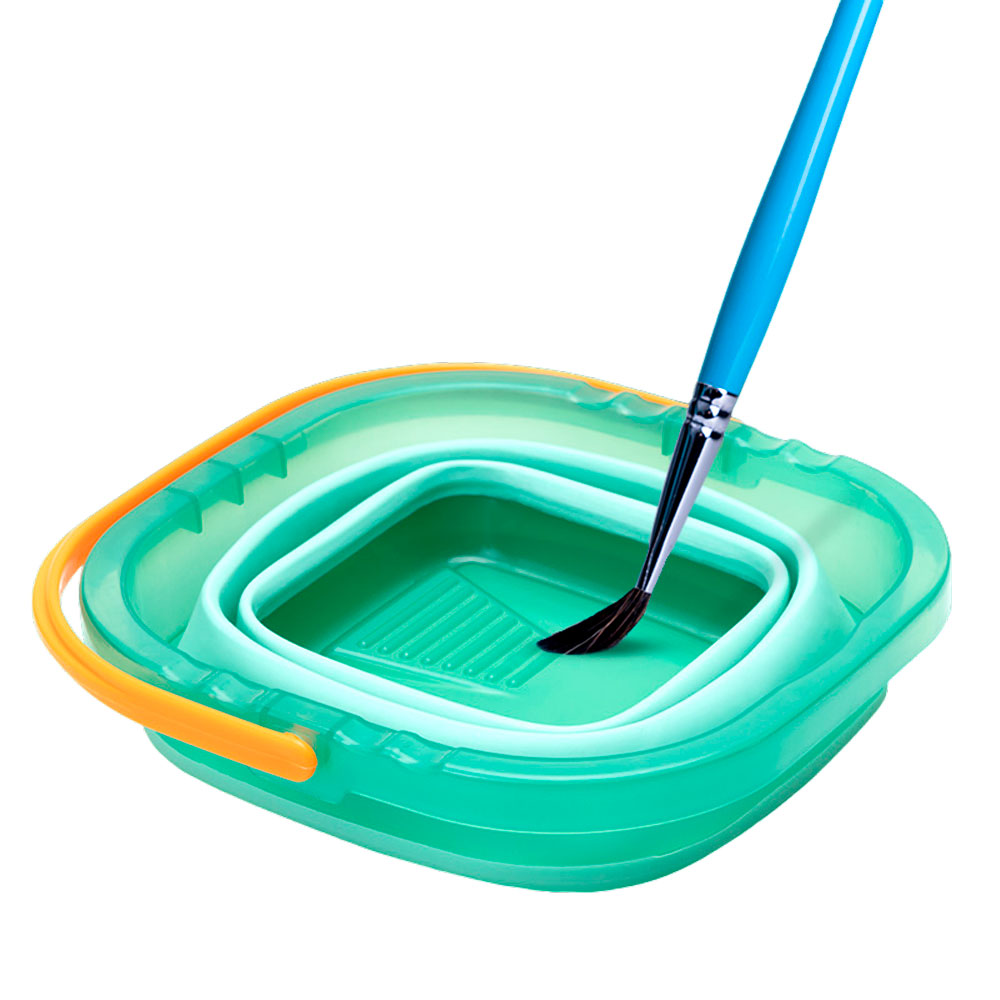 Складное ведерко для мытья кистей 