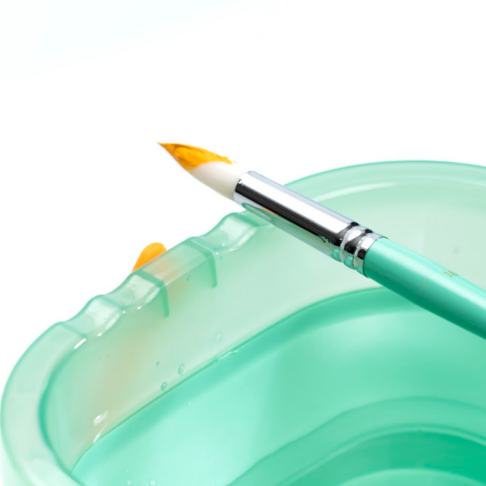 Складное ведерко для мытья кистей 