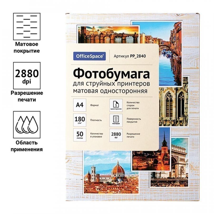 Фотобумага матовая для струйных принтеров 