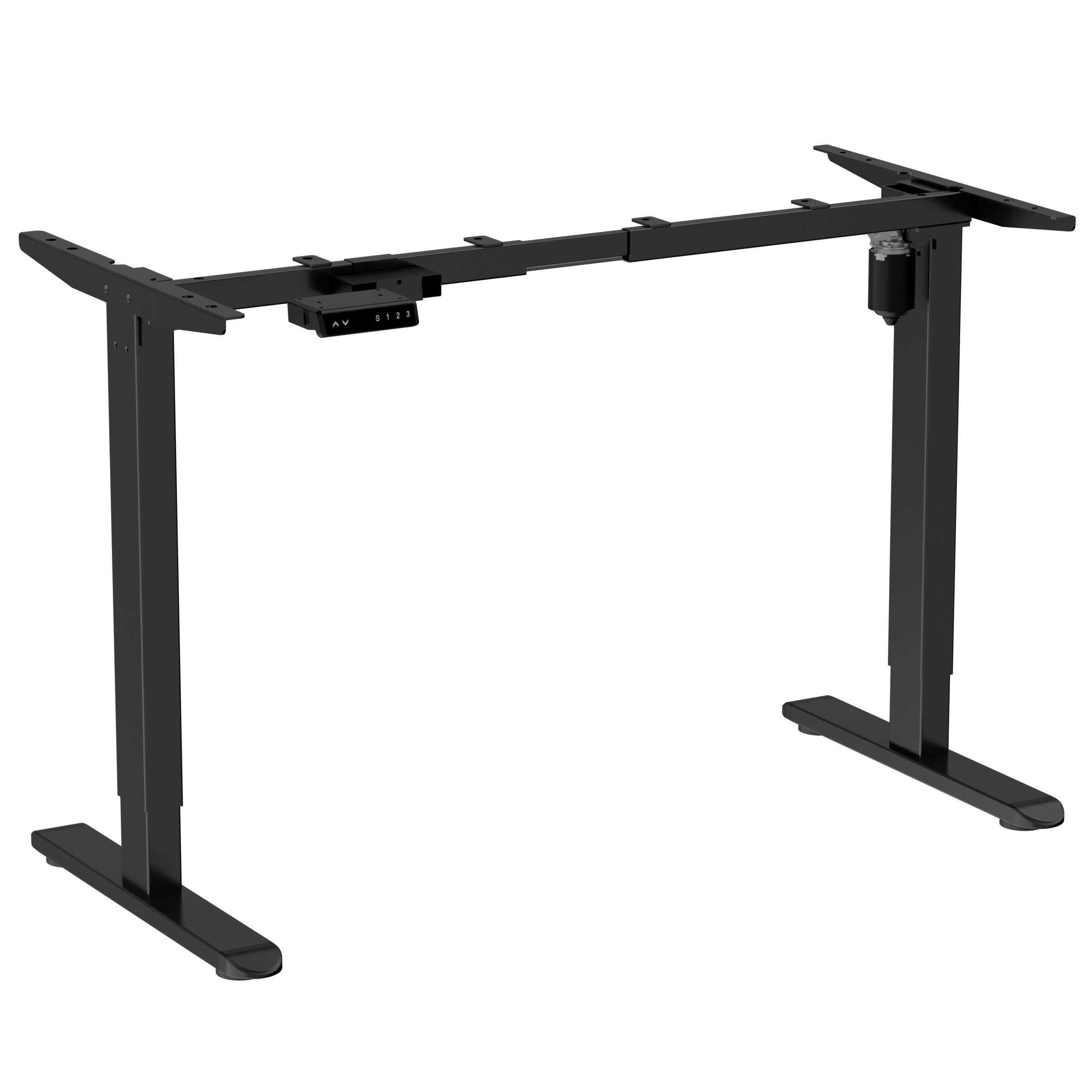 Каркас стола с электроприводом одномоторный AOKE, Well Desk Light, черный (AK-LCSM01T-BK)