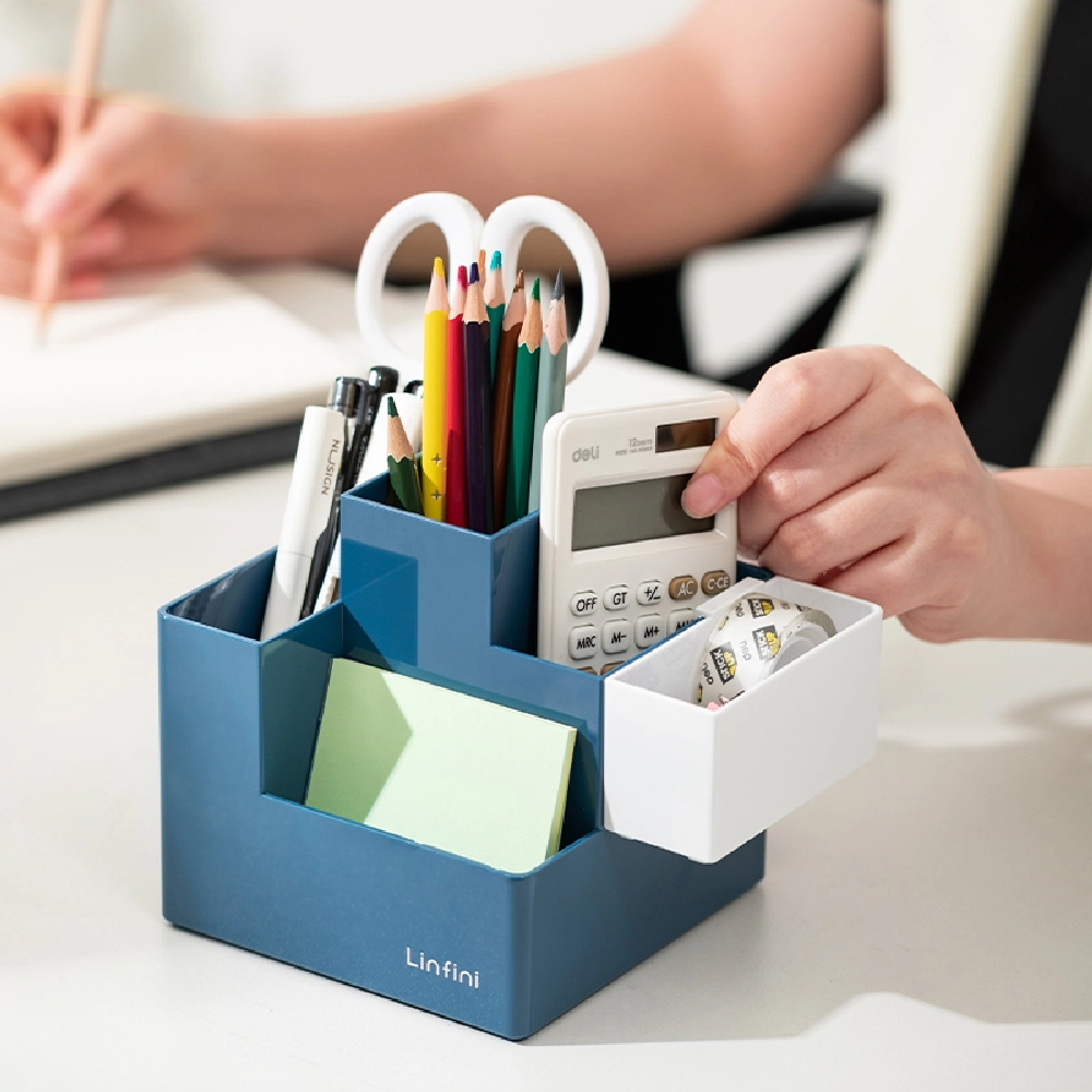 Подставка для канцелярских мелочей Deli 