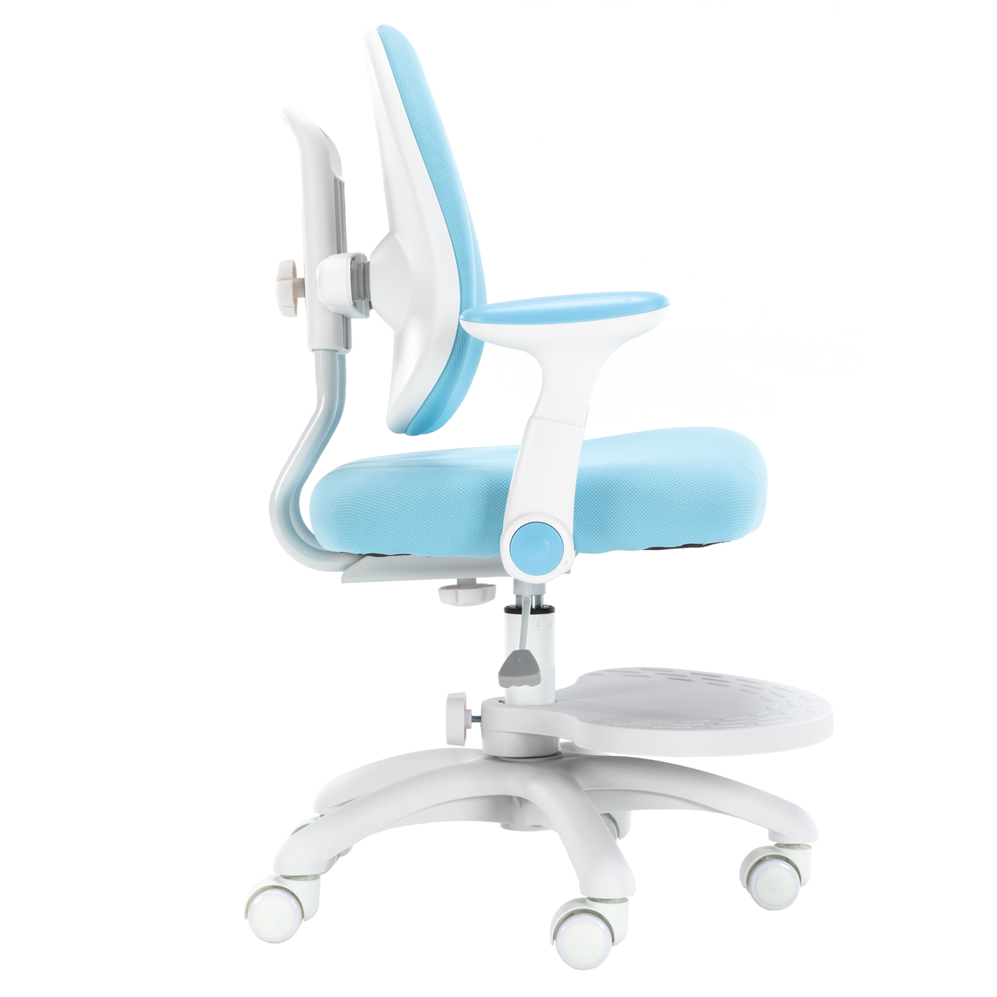 Кресло детское Everprof Kids 104, ткань, пластик, голубой