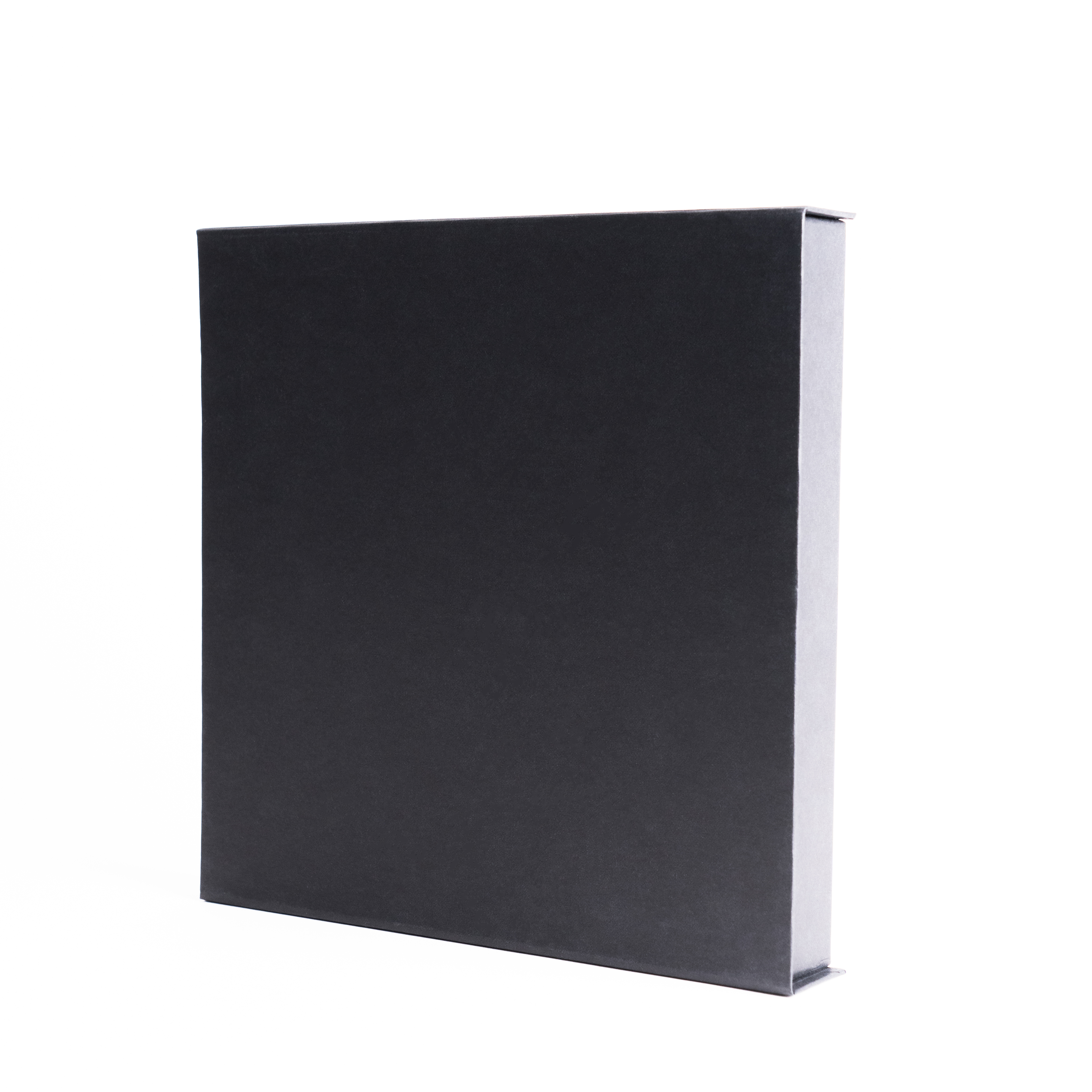 Коробка под ежедневник, ручку и портативное зарядное, 25x25x3.5 см, на магните с ложементом, черный