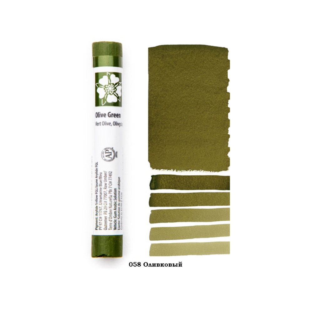 Стик акварельный Daniel Smith, оливковый, 12 мл