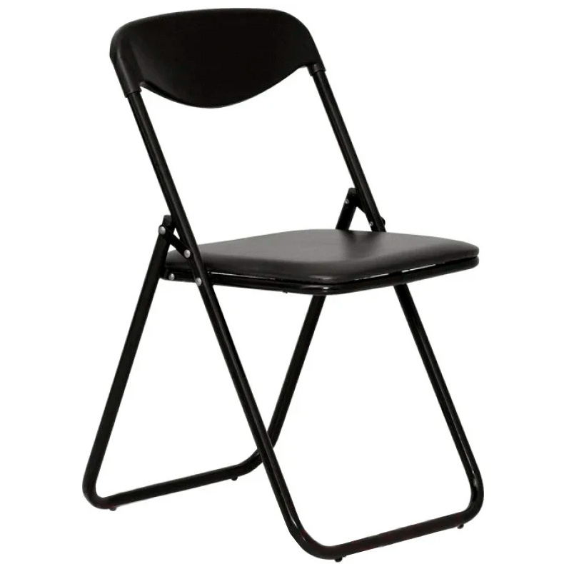 Стул для посетителей JACK BLACK кожзам, черный