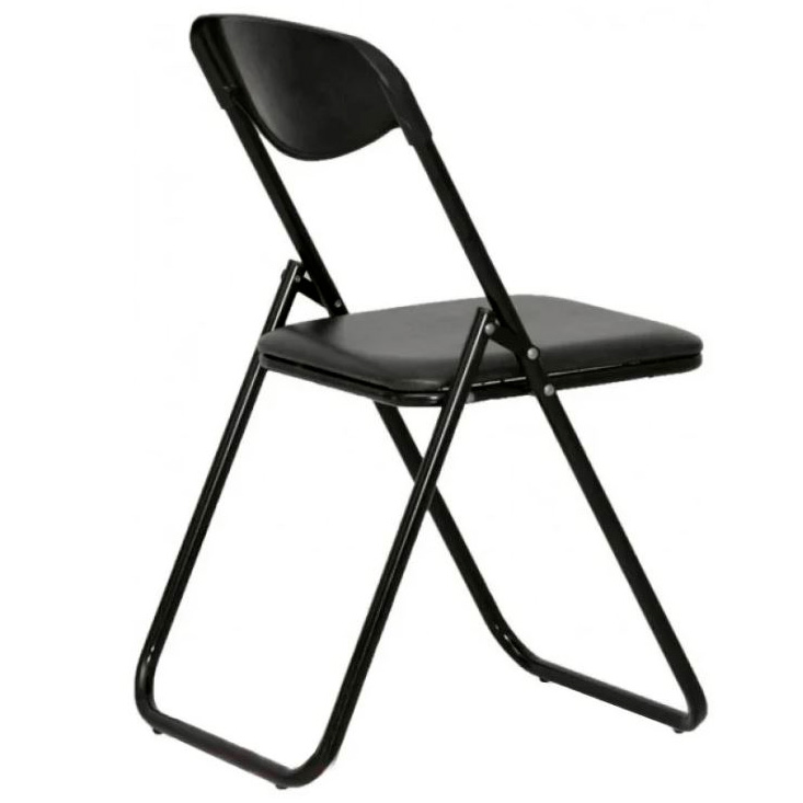Стул для посетителей JACK BLACK кожзам, черный