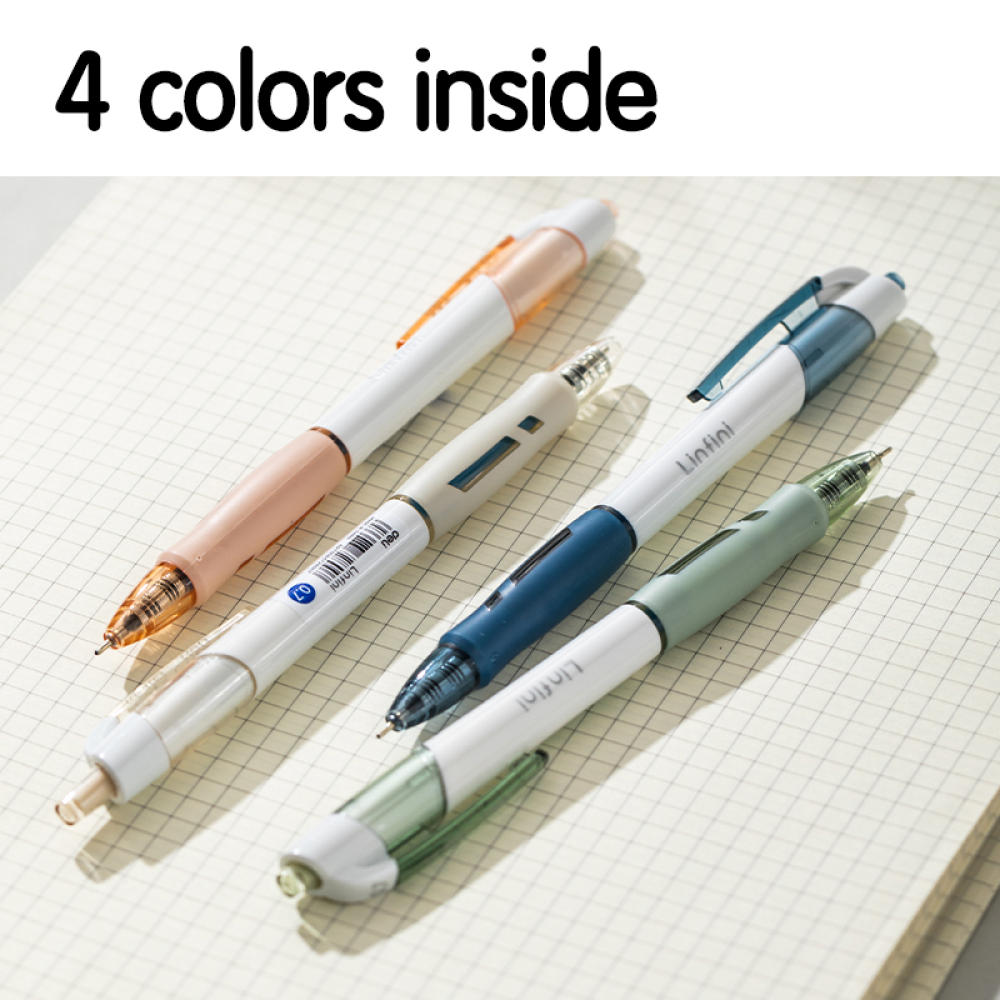 Ручка шариковая автоматическая Deli 