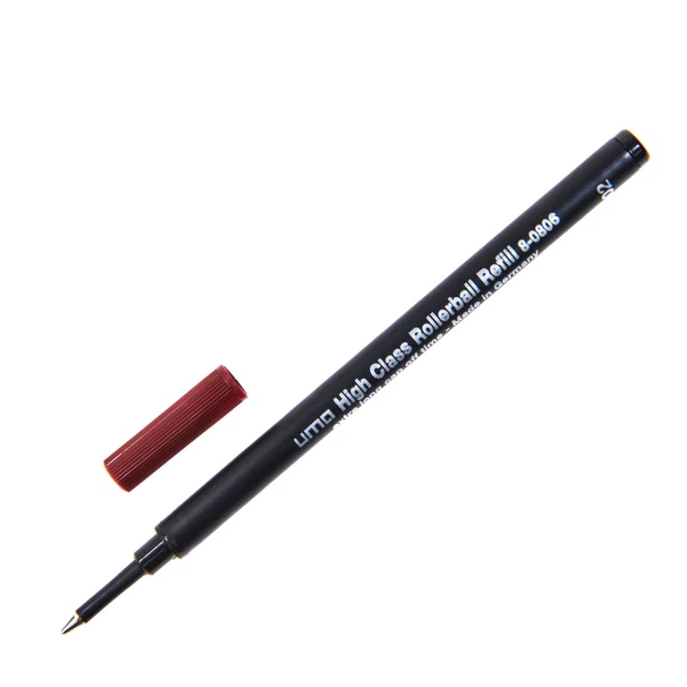 Стержень-роллер UMA, 0.7 мм, 113 мм, черный, 2 шт