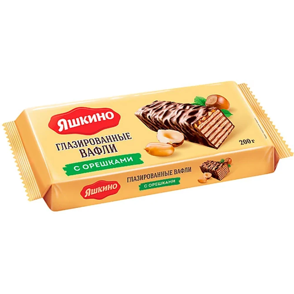 Вафли глазированные 