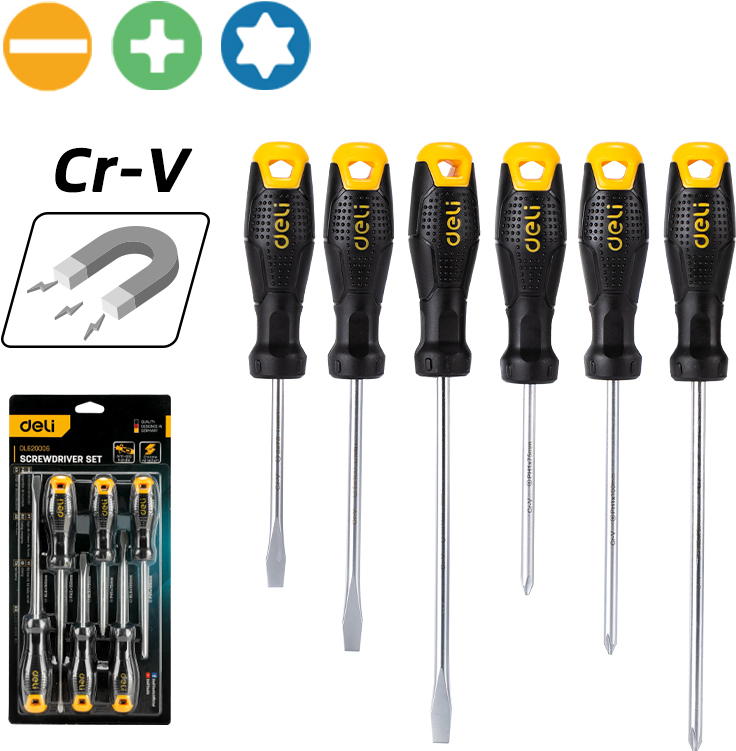 Набор отверток Deli 
