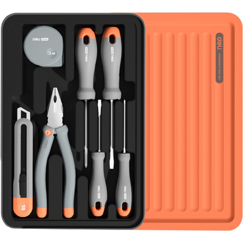 Набор инструментов 7 предметов Deli 