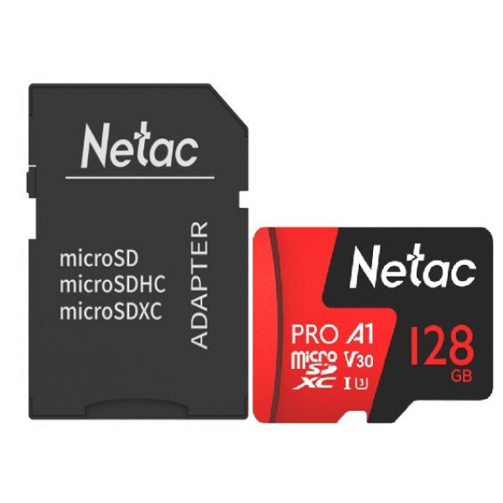 Карта памяти Netac MicroSD card P500 Extreme Pro 128GB
