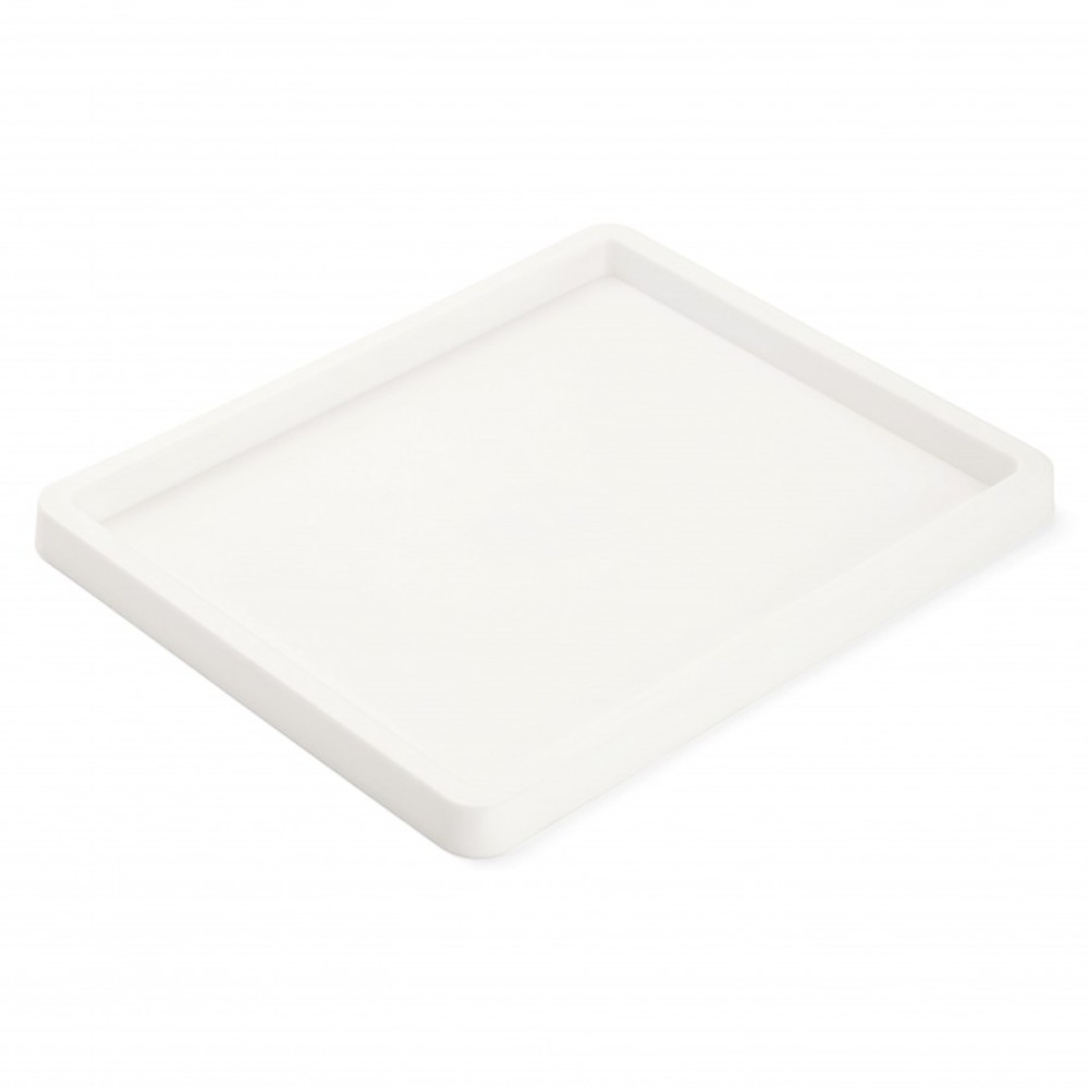 Лоток для краски пластиковый, 20x25 см, белый