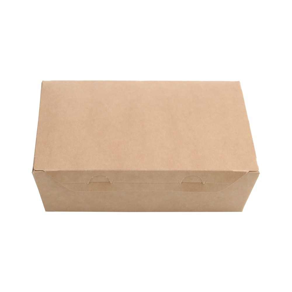 Контейнер бумажный без окна, 1000 мл, 250 шт/упак, крафт