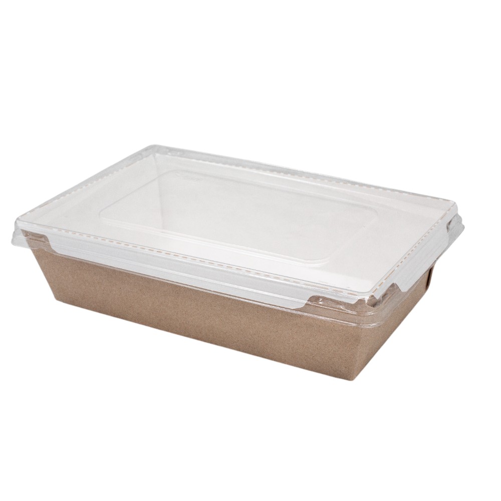 Контейнер бумажный для салата, 500 мл, 300 шт/упак, крафт