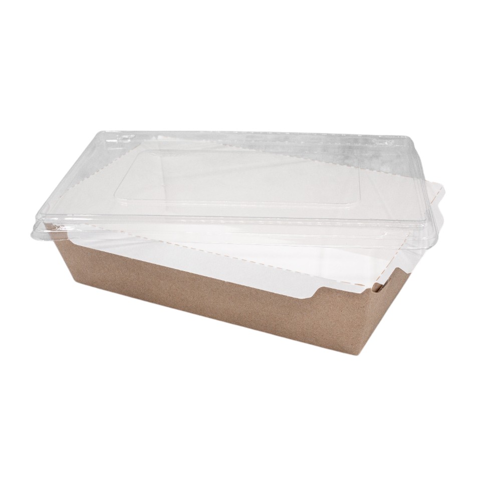 Контейнер бумажный для салата, 500 мл, 300 шт/упак, крафт