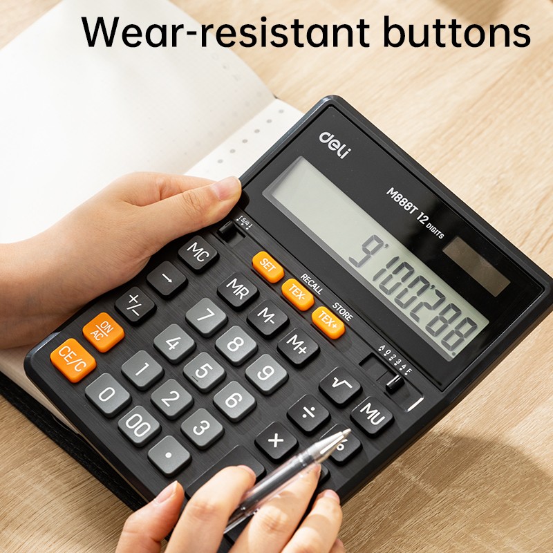 Калькулятор настольный Deli 