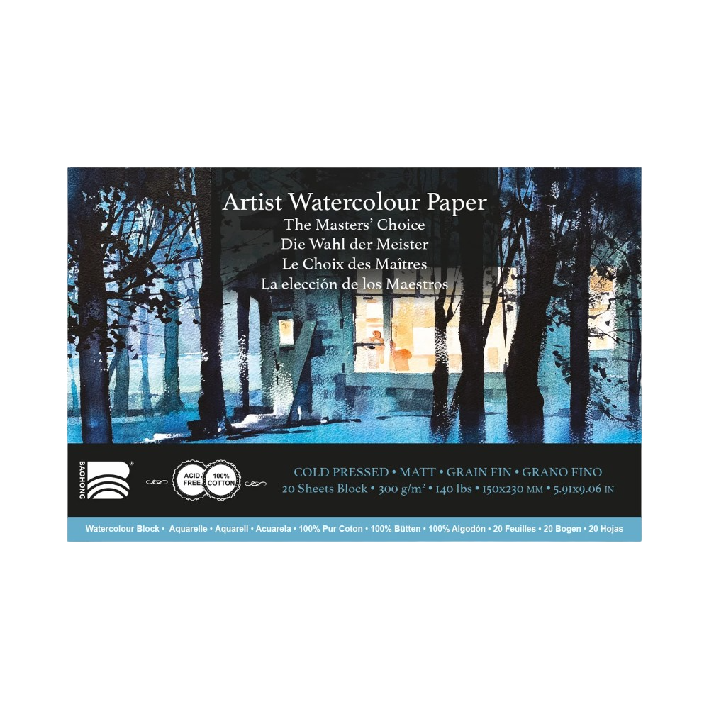 Блок бумаги для акварели 