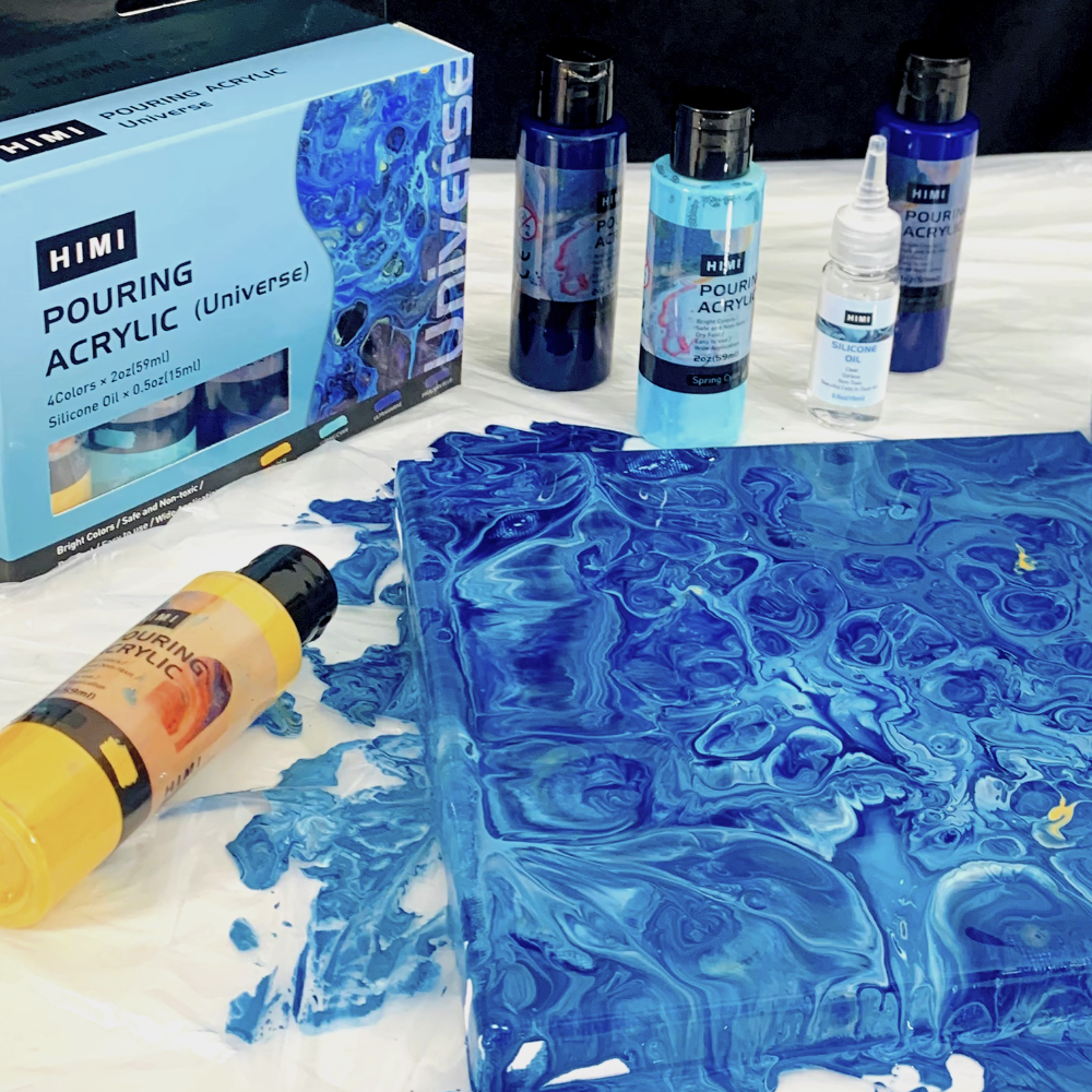 Краски акриловые для пуринга 